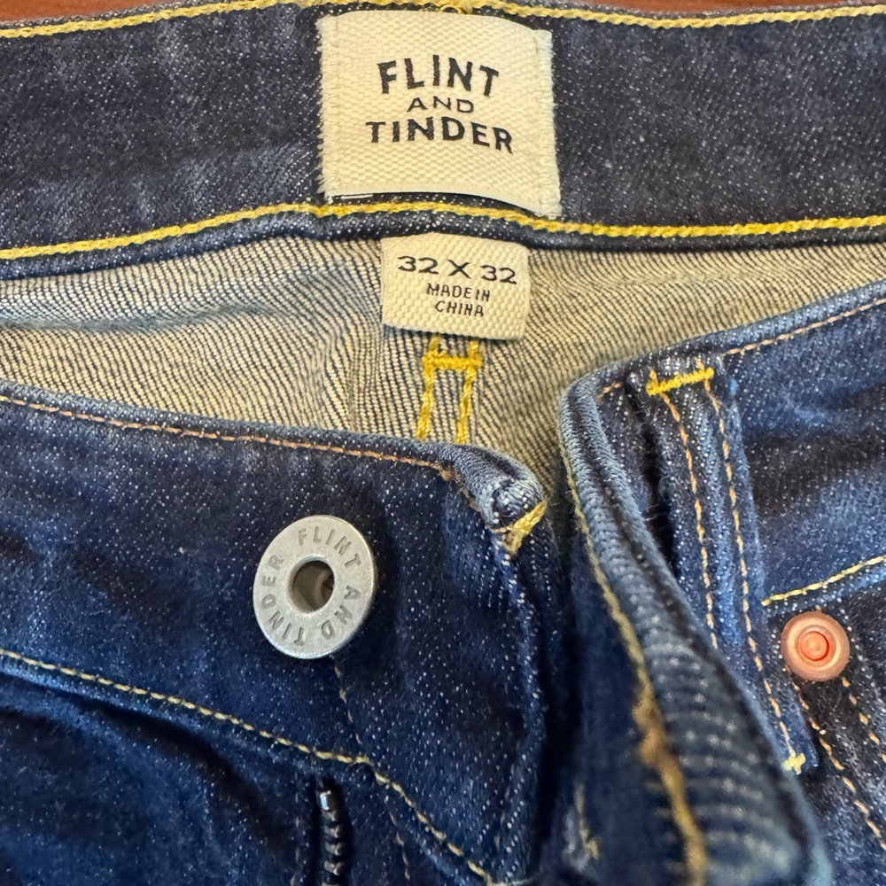 Flint and Tinder Selvedge Denim Slim Fit lightly used